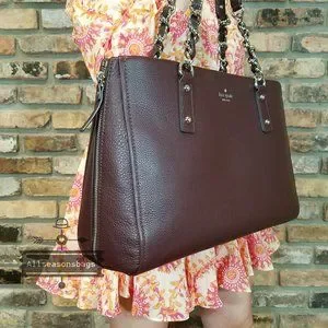 AUTHENTIC AND NEW Chocolate Cherry Kate Spade Andee Cobble Hill Bag ❗️BF  SALE